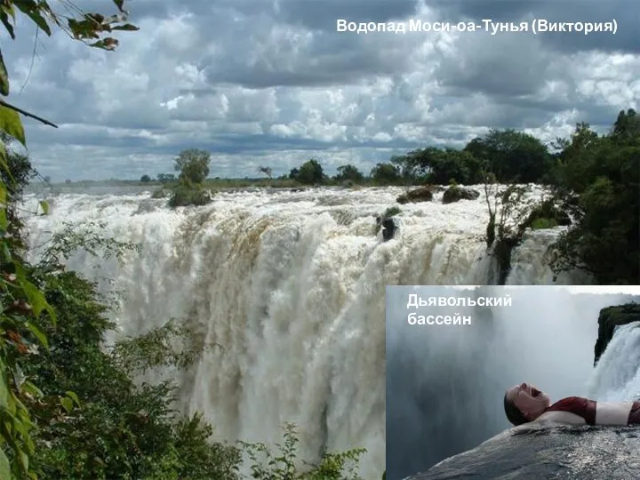 Водопад Моси-оа-Тунья (Виктория) Дьявольский бассейн