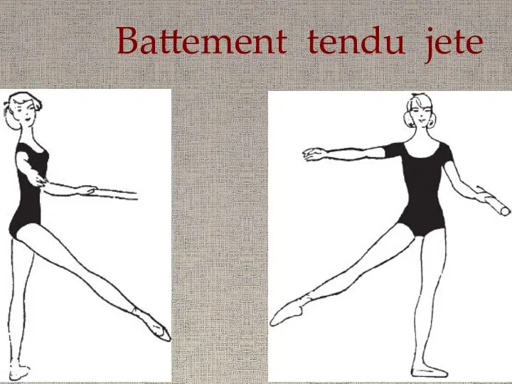 Battement tendu jete