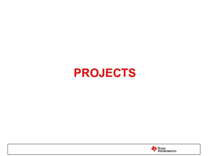 PROJECTS