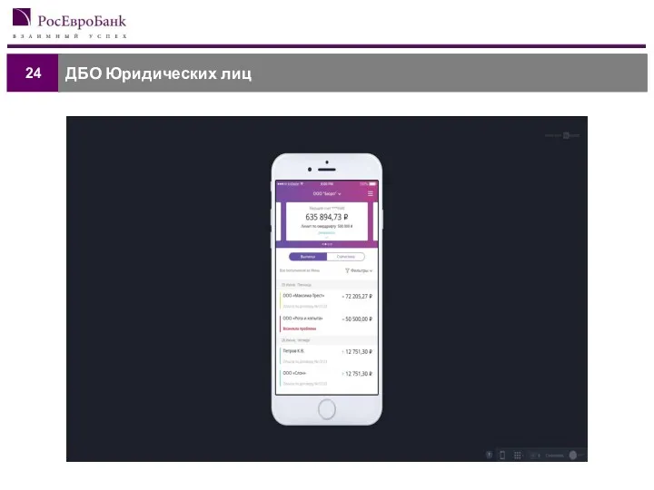 Торговые системы 24 ДБО Юридических лиц