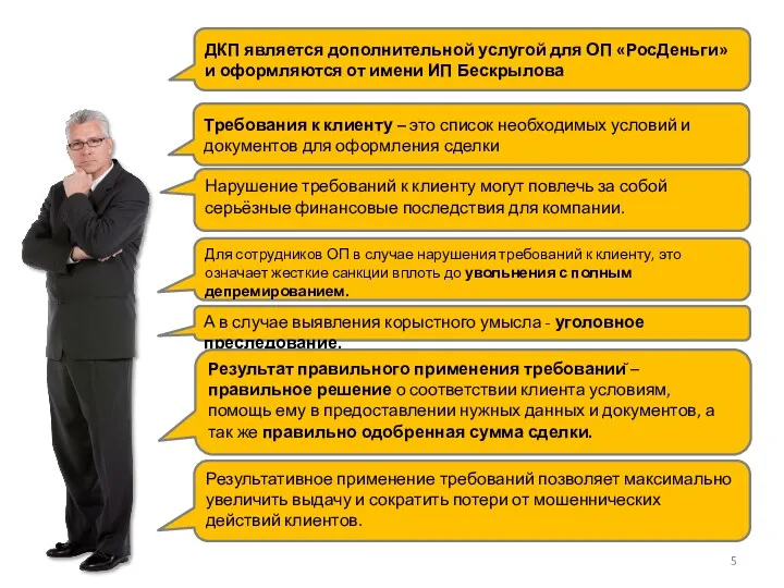 Нарушение требований к клиенту могут повлечь за собой серьёзные финансовые последствия для компании.