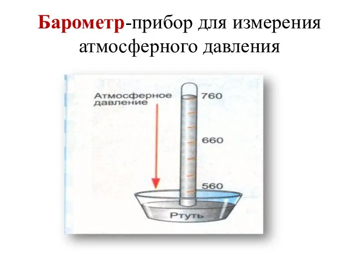 Барометр-прибор для измерения атмосферного давления