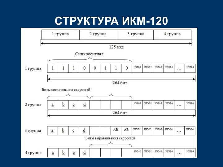 СТРУКТУРА ИКМ-120