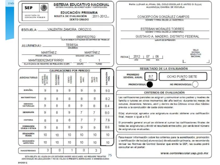 Und erstanding the Differences Between the U.S and Mexican School Systems InET Consortium Incentive Grant