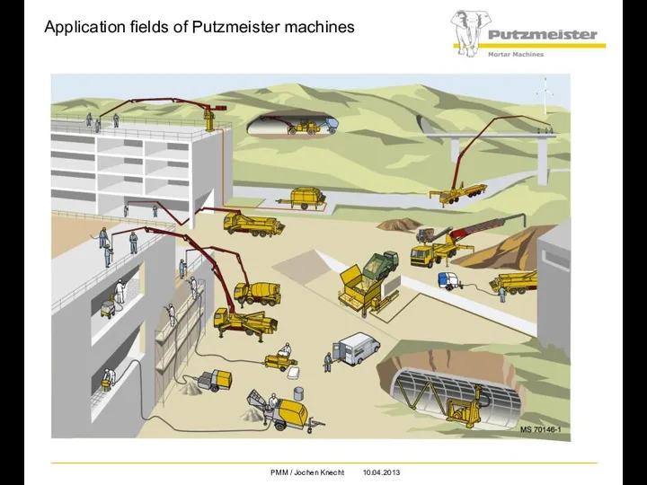 Application fields of Putzmeister machines