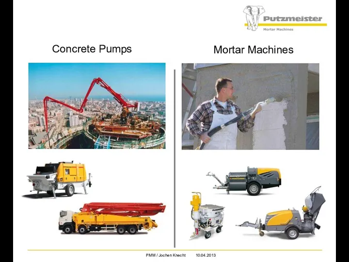 Concrete Pumps Mortar Machines