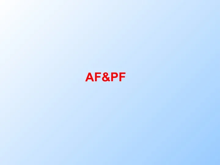 AF&PF
