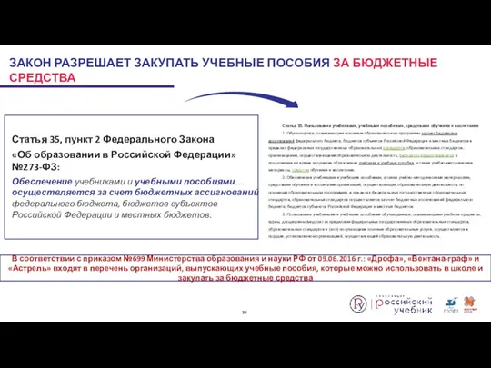 Статья 35, пункт 2 Федерального Закона «Об образовании в Российской