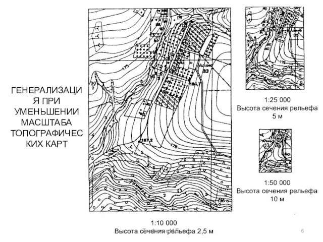 ГЕНЕРАЛИЗАЦИЯ ПРИ УМЕНЬШЕНИИ МАСШТАБА ТОПОГРАФИЧЕСКИХ КАРТ Трофимов М.Е.