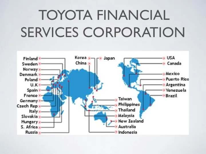 TOYOTA FINANCIAL SERVICES CORPORATION