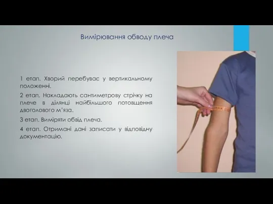 1 етап. Хворий перебуває у вертикальному положенні. 2 етап. Накладають