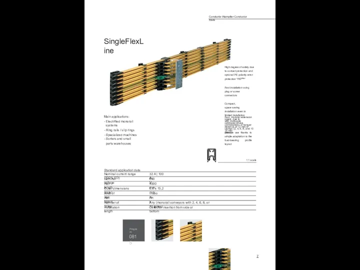 7 High degree of safety due to contact protection and