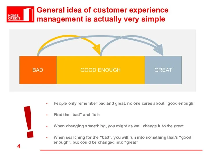 General idea of customer experience management is actually very simple