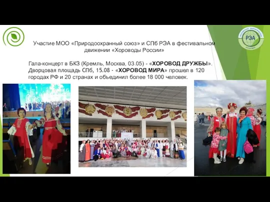Участие МОО «Природоохранный союз» и СПб РЭА в фестивальном движении