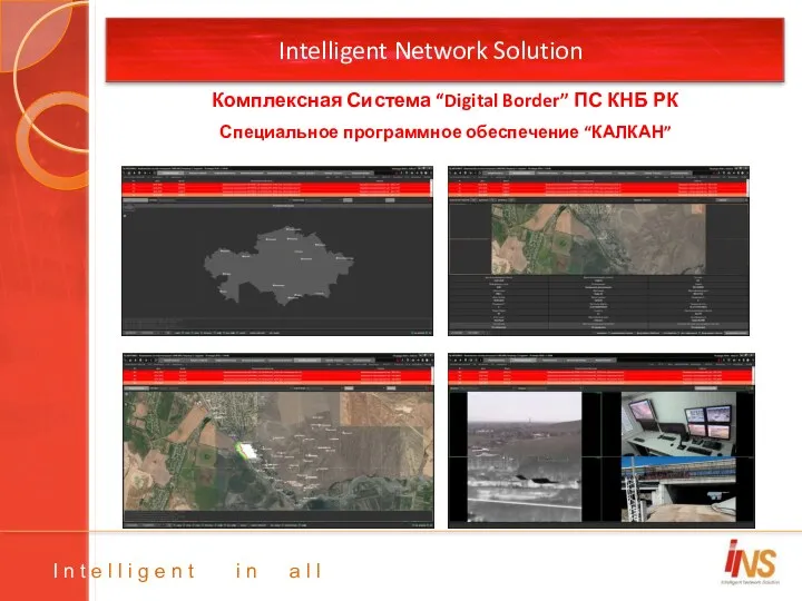 Intelligent Network Solution I n t e l l i