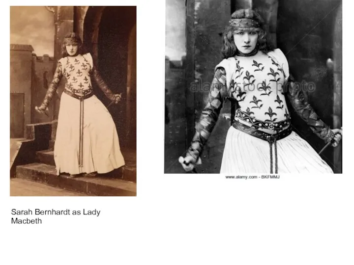 Sarah Bernhardt as Lady Macbeth