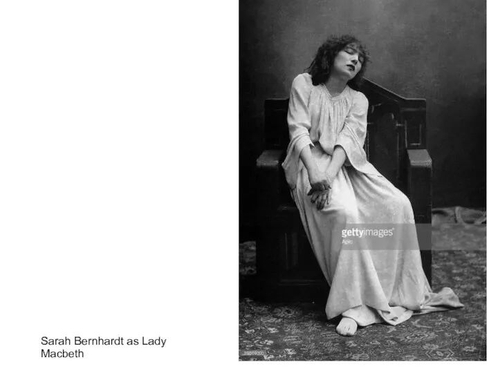 Sarah Bernhardt as Lady Macbeth