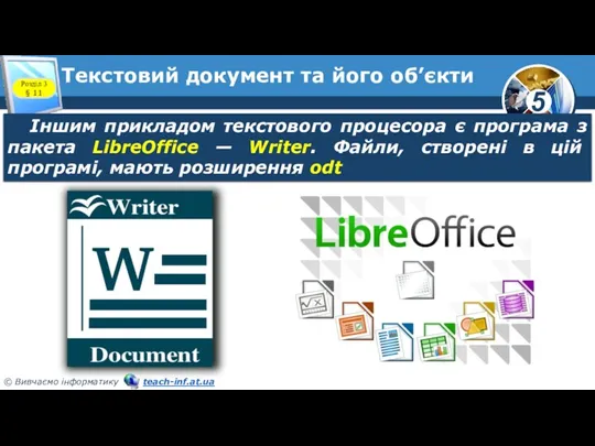 Текстовий документ та його об’єкти Розділ 3 § 11 Іншим