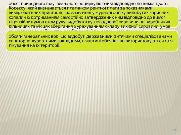 обсяг природного газу, визнаного рециркулюючим відповідно до вимог цього Кодексу,