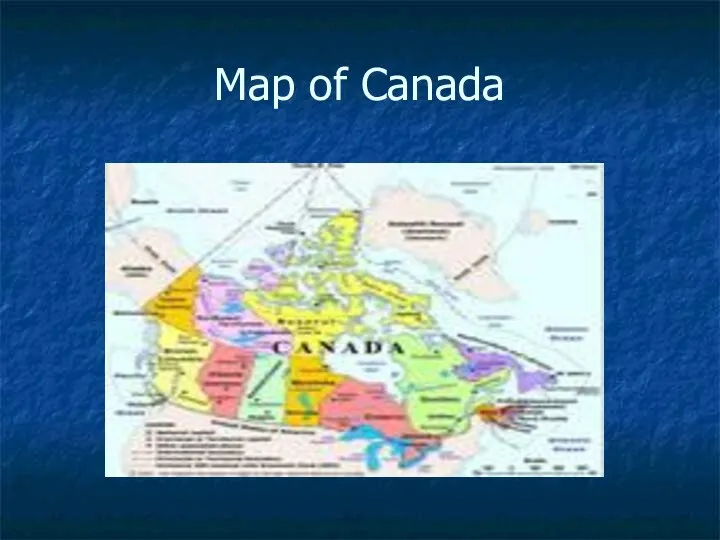 Map of Canada