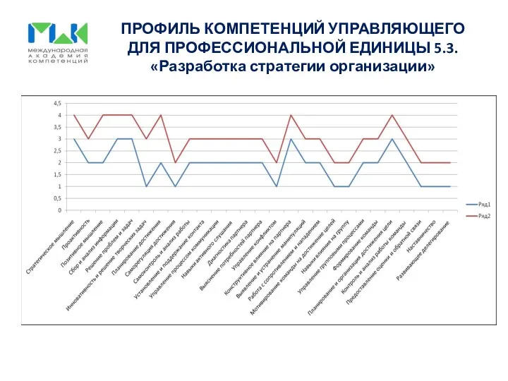 ПРОФИЛЬ КОМПЕТЕНЦИЙ УПРАВЛЯЮЩЕГО ДЛЯ ПРОФЕССИОНАЛЬНОЙ ЕДИНИЦЫ 5.3. «Разработка стратегии организации»