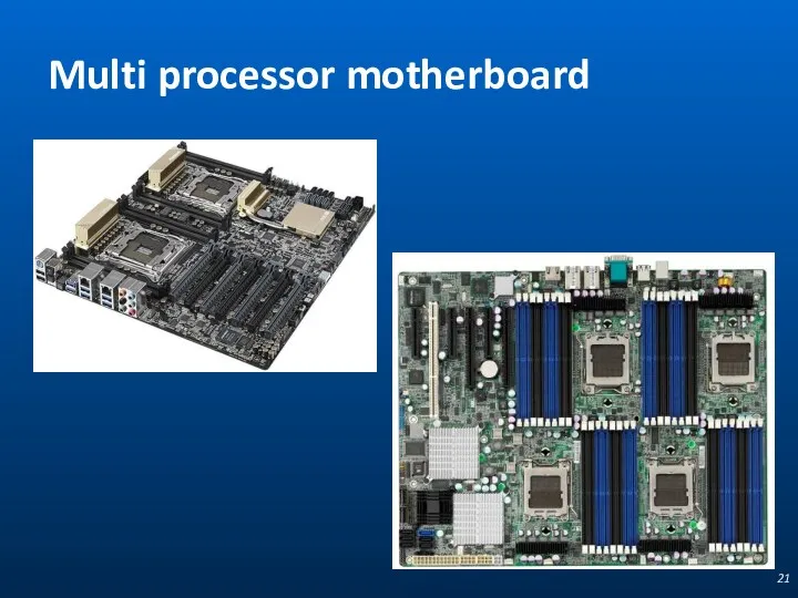 Multi processor motherboard