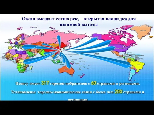 Океан вмещает сотню рек,, открытая площадка для взаимной выгоды Цзянсу