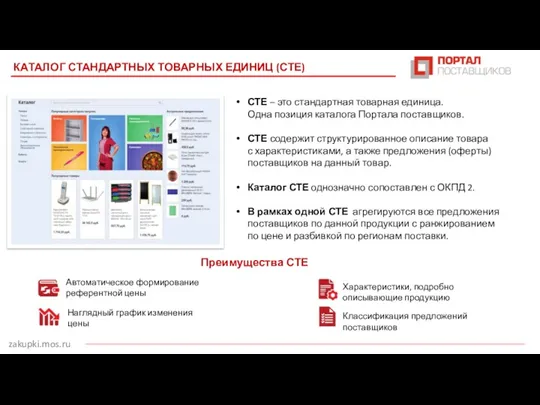 СТЕ – это стандартная товарная единица. Одна позиция каталога Портала