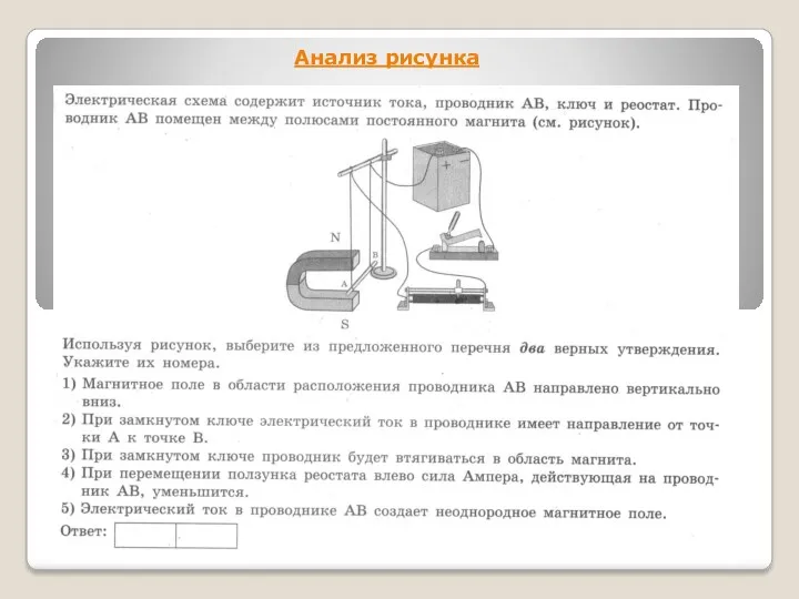 Анализ рисунка