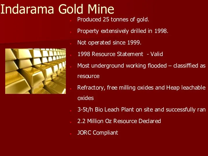 Indarama Gold Mine