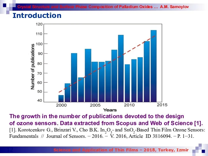 Introduction The growth in the number of publications devoted to