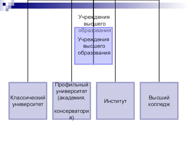 Учреждения высшего образования