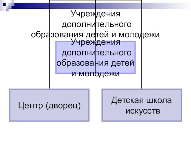 Учреждения дополнительного образования детей и молодежи