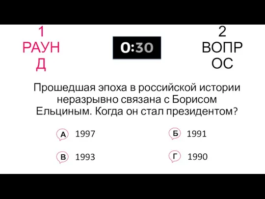 1 РАУНД 2 ВОПРОС Прошедшая эпоха в российской истории неразрывно