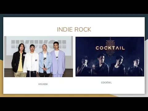 INDIE ROCK HYUKOH COCKTAIL