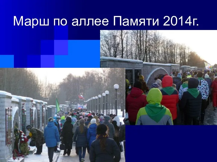 Марш по аллее Памяти 2014г.