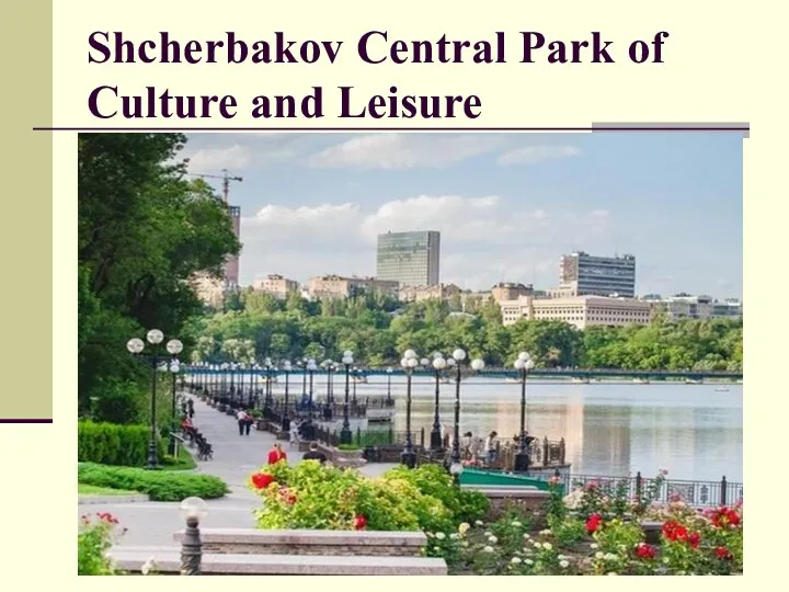 Shcherbakov Central Park of Culture and Leisure