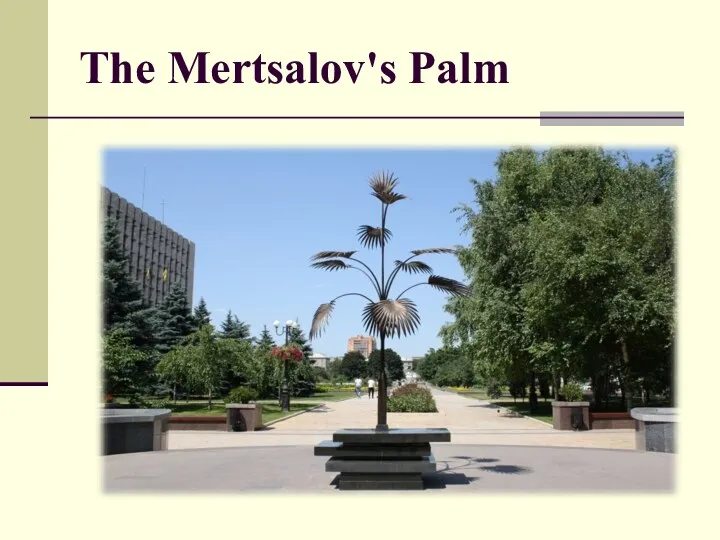 The Mertsalov's Palm