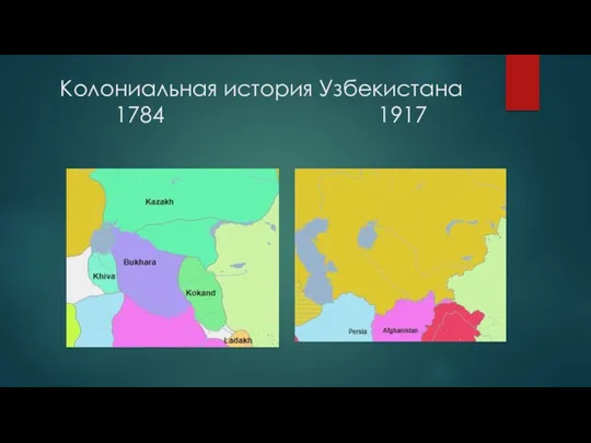 Колониальная история Узбекистана 1784 1917