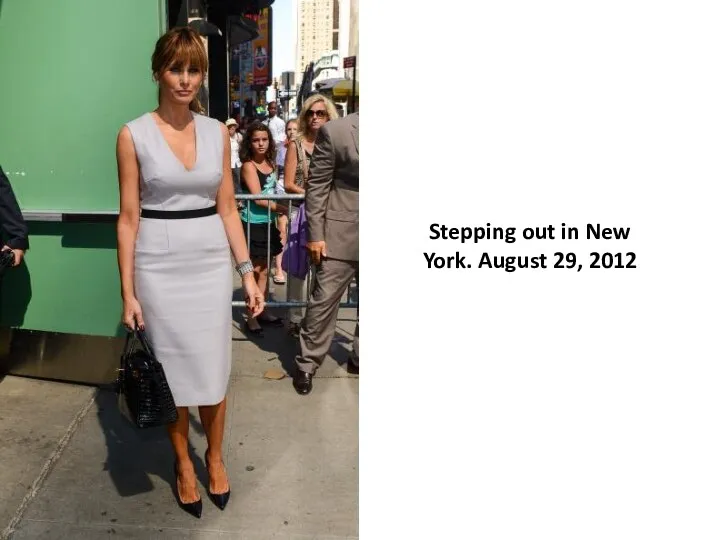 Stepping out in New York. August 29, 2012