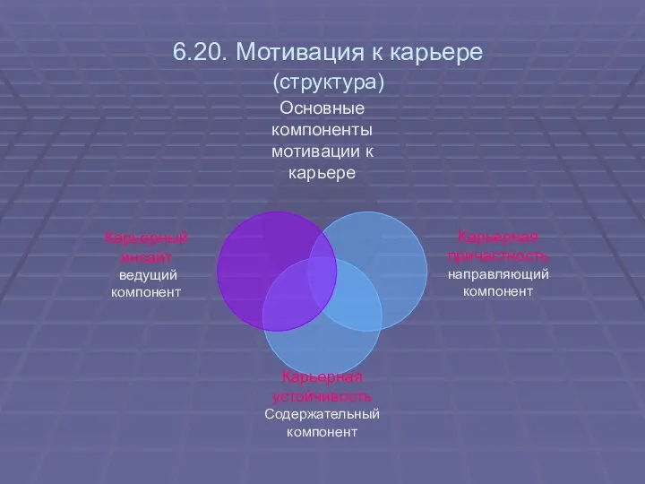 6.20. Мотивация к карьере (структура)