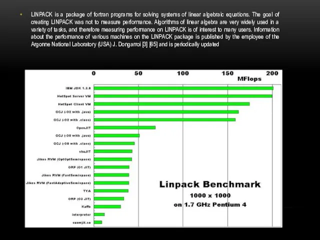 LINPACK is a package of fortran programs for solving systems