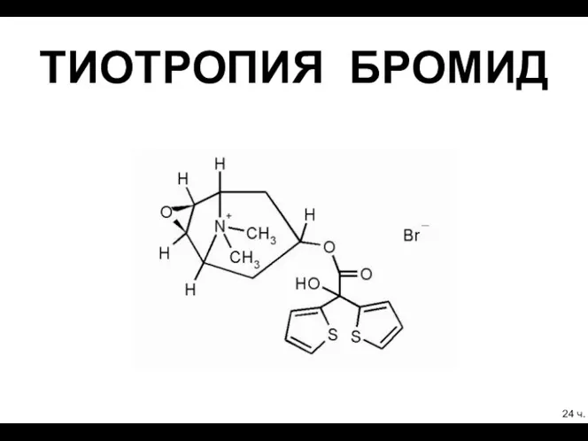 ТИОТРОПИЯ БРОМИД 24 ч.