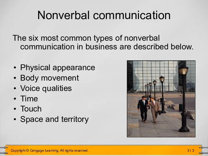 Nonverbal communication The six most common types of nonverbal communication