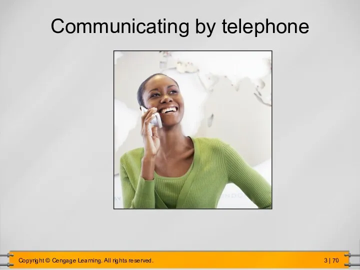 Communicating by telephone