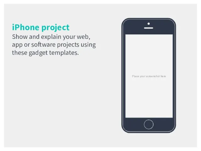 iPhone project Show and explain your web, app or software projects using these