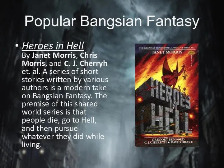 Popular Bangsian Fantasy Heroes in Hell By Janet Morris, Chris