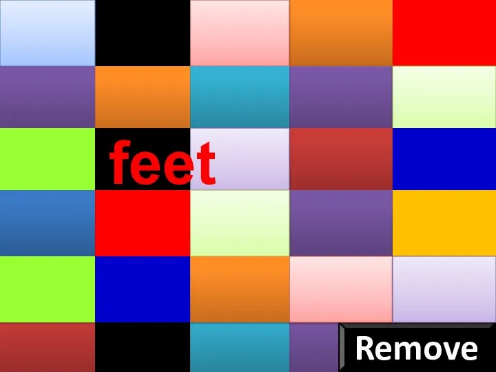 Remove feet