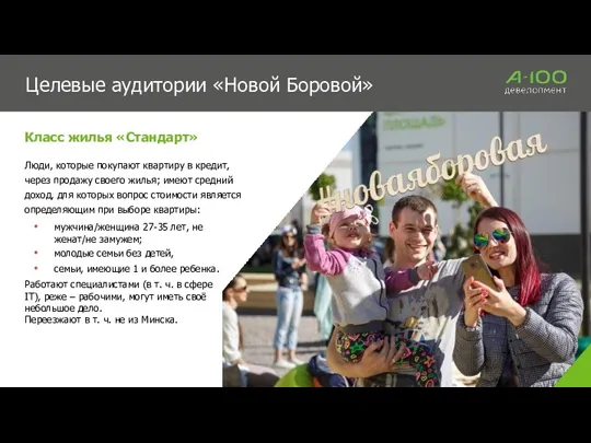 Класс жилья «Стандарт» Люди, которые покупают квартиру в кредит, через