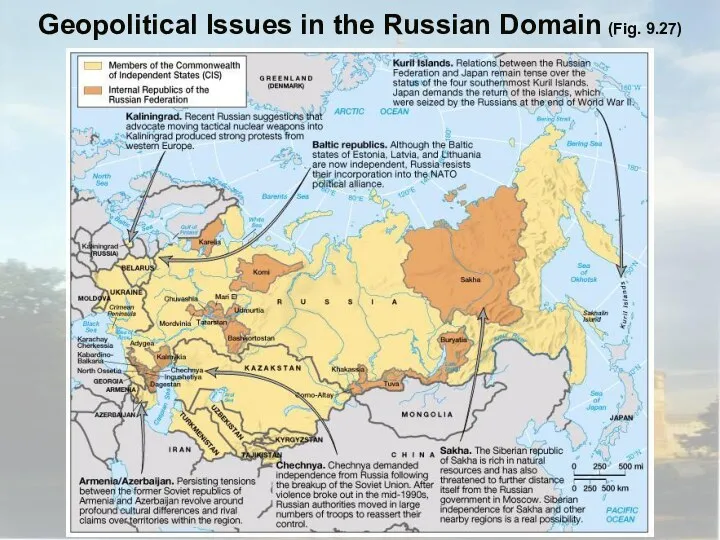 Globalization & Diversity: Rowntree, Lewis, Price, Wyckoff Geopolitical Issues in the Russian Domain (Fig. 9.27)